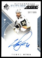 2018-19 SP Authentic Future Watch Auto Tomas Hyka RC Auto 597/999 #169