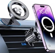for Magsafe Car Mount 20 Strong Magnets Magnetic Phone Hol Color: Carbon Fiber