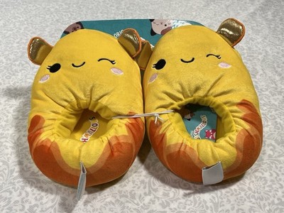 Squishmallow Bijan Dumbo Octopus Slippers Big Kids Size 2-3 KELLYTOY