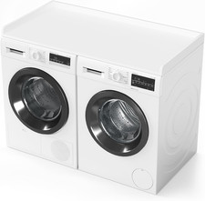 Spaceaid Washer Dryer Countertop, Laundry Wood Shelf Topper with Edge, 54" Width
