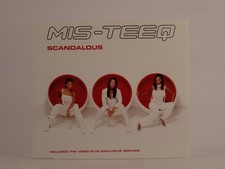 MIS-TEEQ SCANDALOUS (F68) 5 Track CD Single including Picture Sleeve TELSTAR