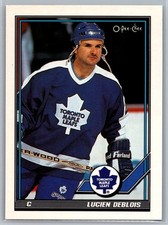 Lucien DeBlois 1991-92 O-Pee-Chee HOCKEY #102 Toronto Maple Leafs