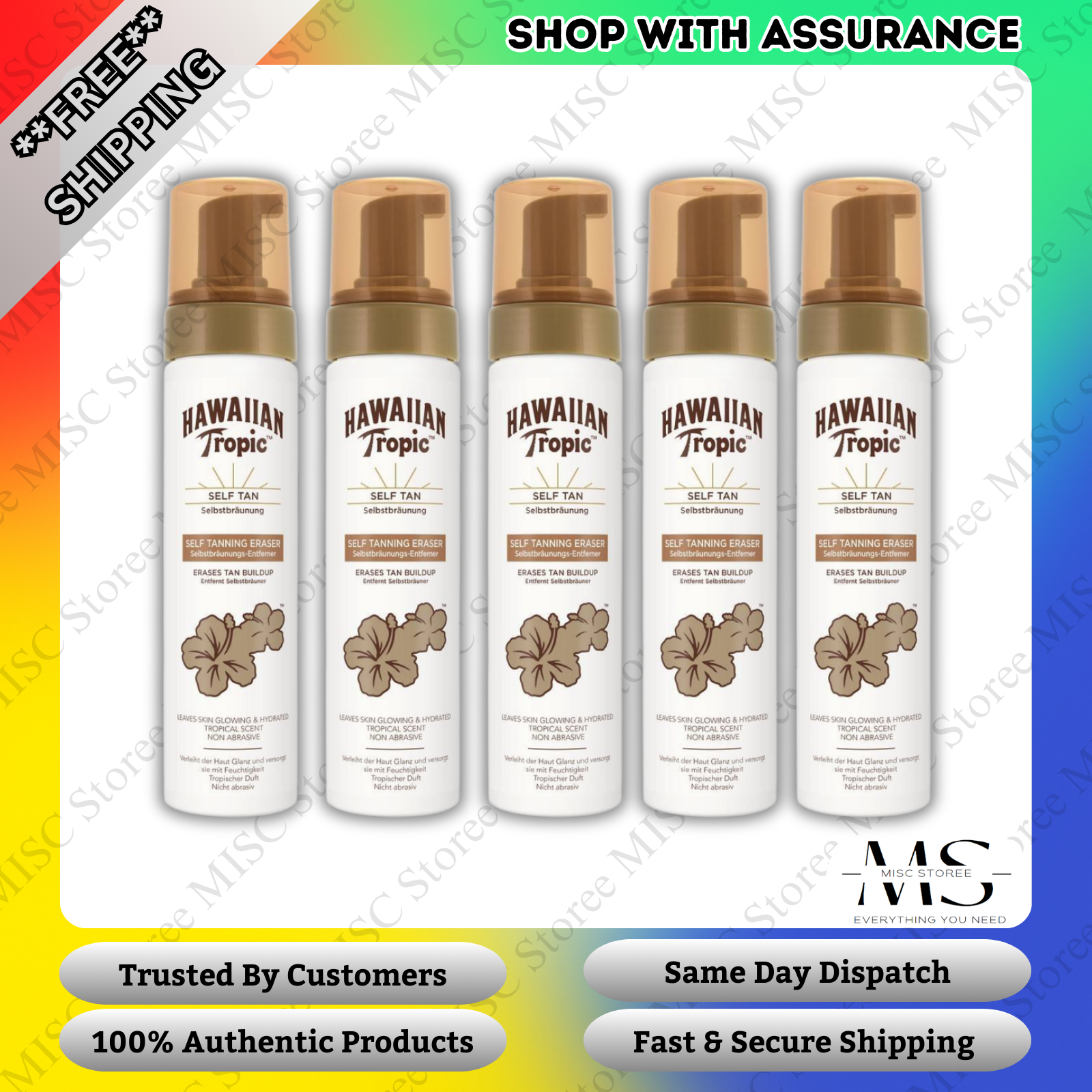 Hawaiian Tropic Self Tan Eraser Foam 200Ml - Image 4