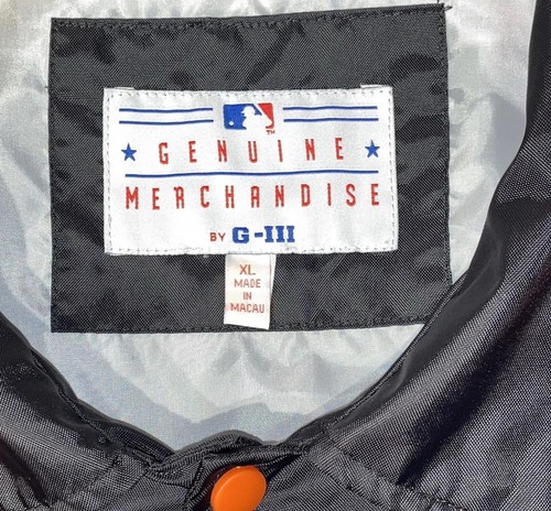 VTG G-III Baltimore Orioles Nylon Bomber Jacket Mens XL 56 Chest MLB Embroidered - Picture 8 of 20