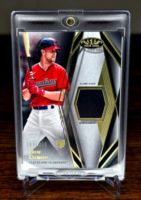 Ernie Clement *RC* *Game-Used Relic* */399* 2022 Topps Tier One Guardians Rookie