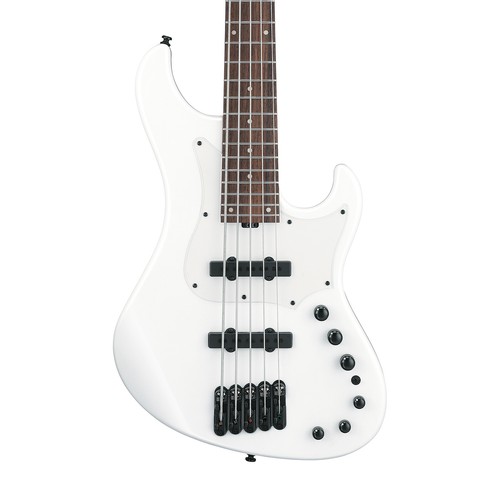 Ibanez MDM1005PW MDM 5str Electric Bass w/Bag - Pearl White