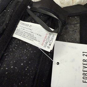 Sheer Bustier Corset Top L Lace Up Rhinestone Shimmery Lingerie Boned Push Up