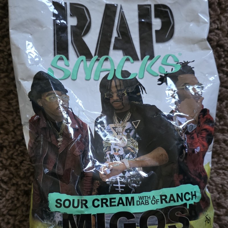 Rap Snacks Migos Chips Sour Cream & Ranch Flavor, Single Bag (1 Pack)