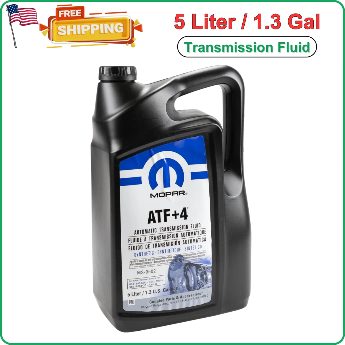 Mopar Automatic Transmission Fluid Automotive Transmission Fluids