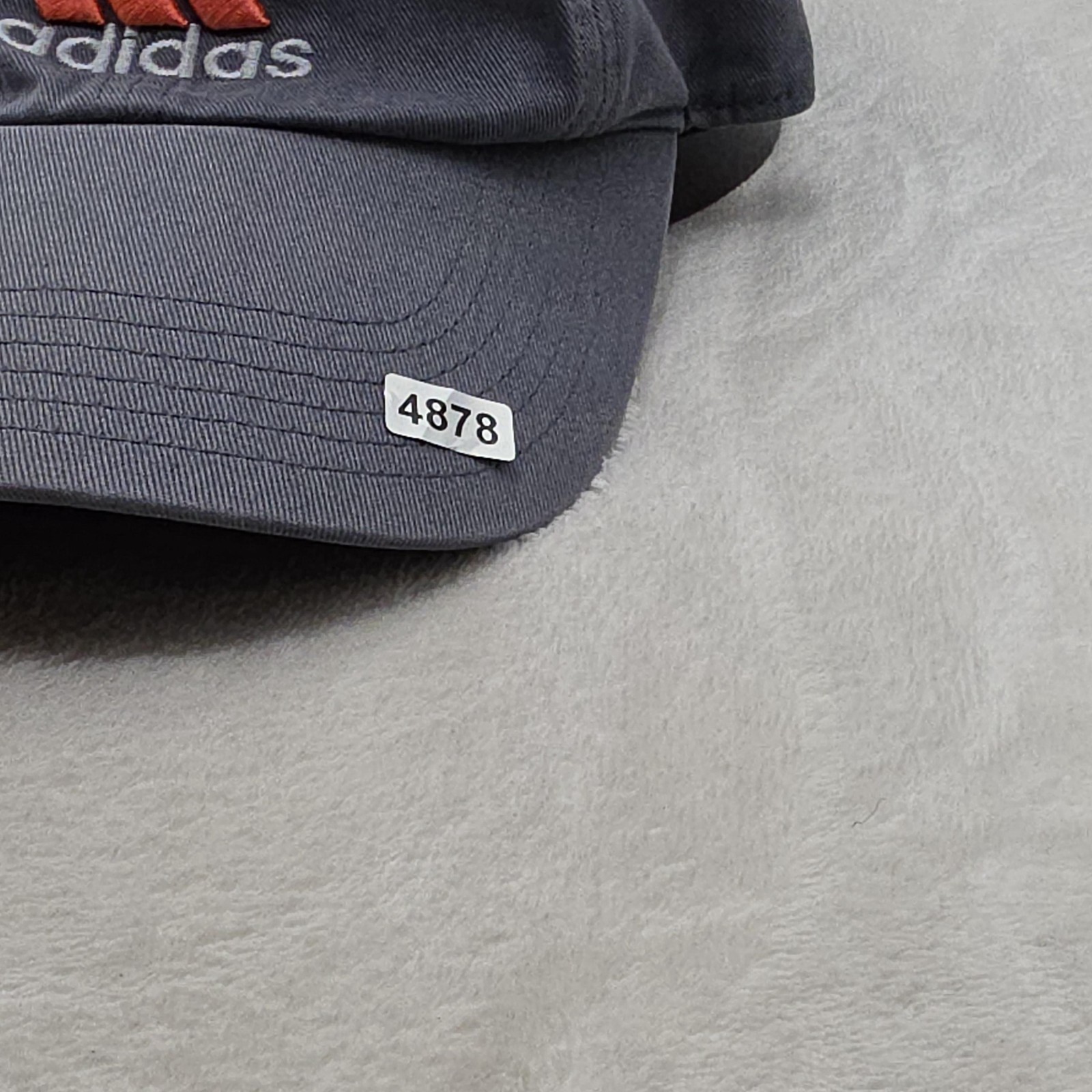 Adidas Hat Cap Strap Back Adjustable Gray Classic… - image 9