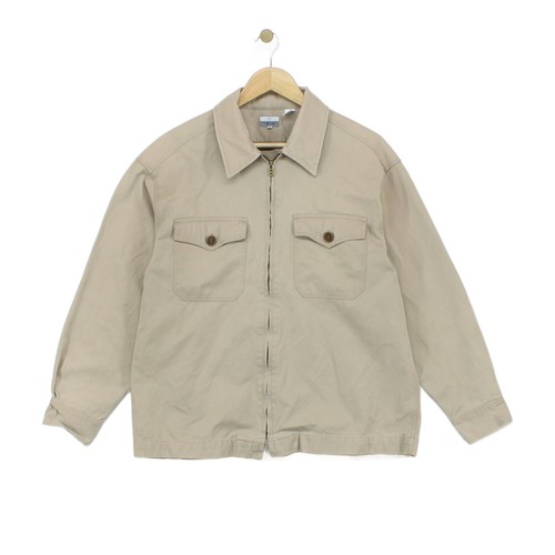 Paul Smith, Vintage Paul Smith Jacket Mens Size L Beige UK Made Full Zip Collared