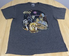 Vintage Star Wars Shirt Large 20x29 A New Hope Luke Leia Skywalker blemish Pics