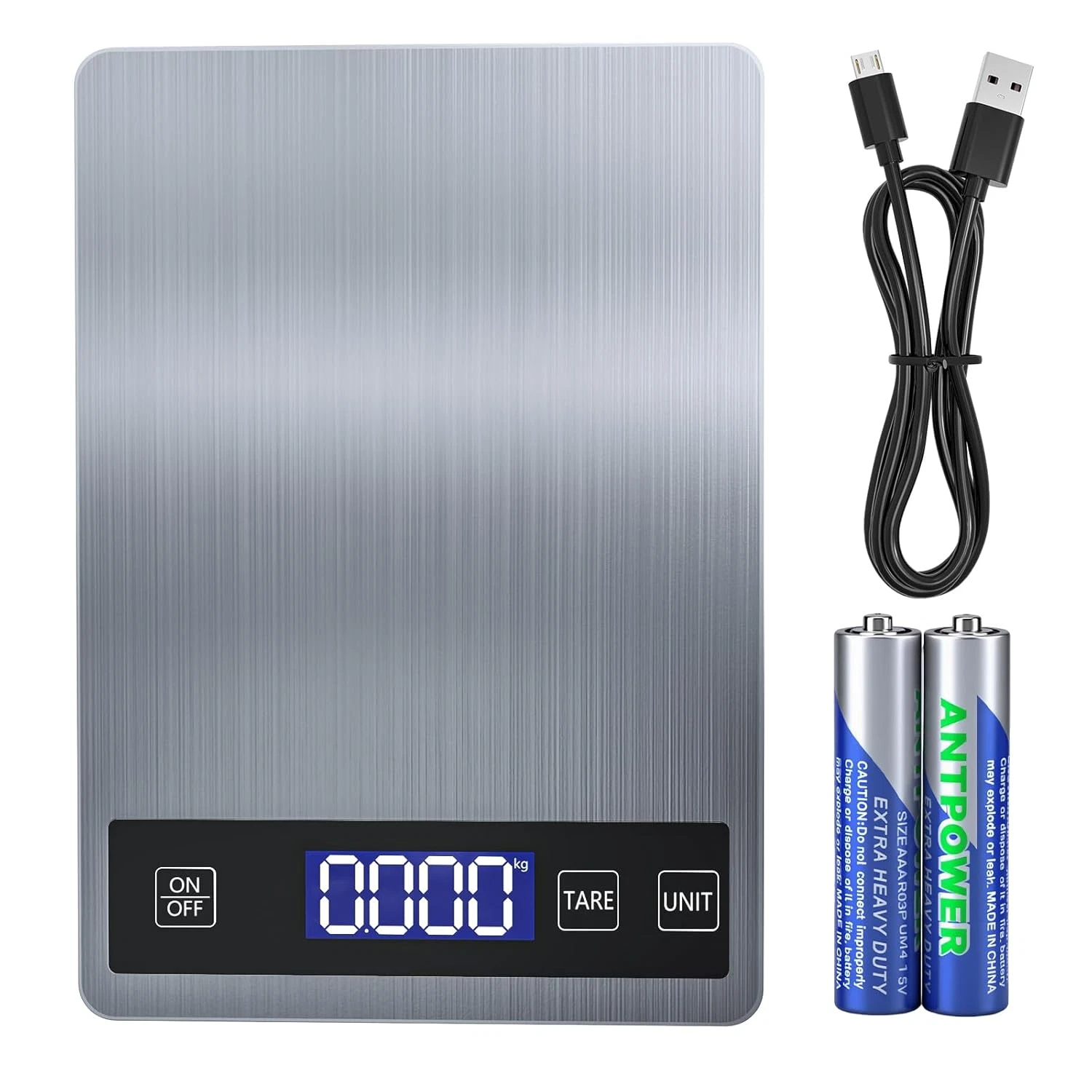 33Lb Digital Scale Kitchen Food Scale Weight Grams and Ounces Pounds
