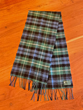 Highlander by Lochcarron 100 Wool Made in Scotland Plaid Fringe Scarf