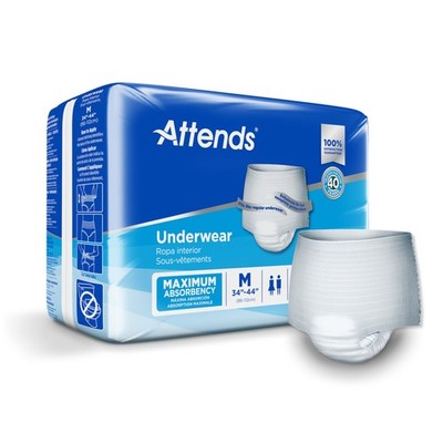 Attends Maximum Absorbent Disposable Pull-On Underwear Medium (25 Count)