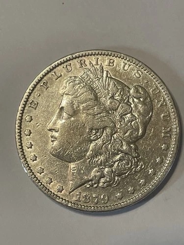 1879 Morgan Silver Dollar $1 Circulated 0.9 Fine Silver