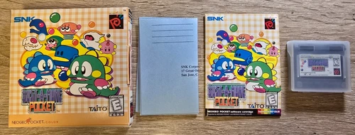 Bust-A-Move Pocket (NeoGeo Pocket Color) CIB COMPLETE IN BOX US/ENGLISH VERSION