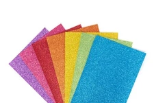 Glitter Wool Felt Vinyl - Baby Safe - No mess Glitter - Made in USA - CSPIA Cert