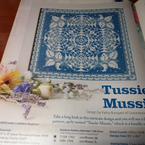 Just Cross Stitch Magazine Good Luck Spring Birds Flowers Unicorn Easter Sampler - Picture 17 of 19