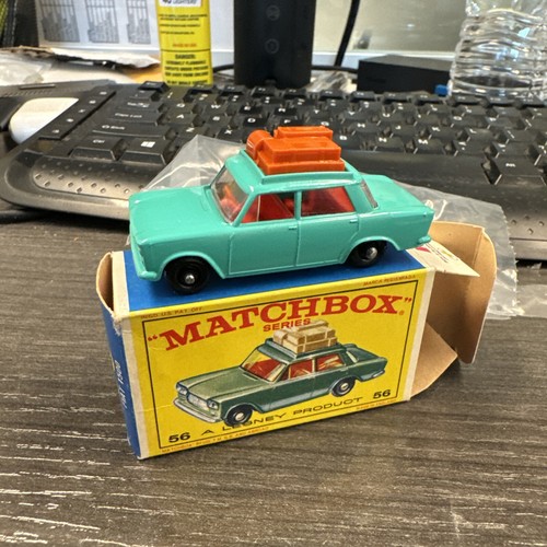 MATCHBOX 1965 FIAT 1500 #56 LESNEY ENGLAND MINT - 第 1/12 張圖片