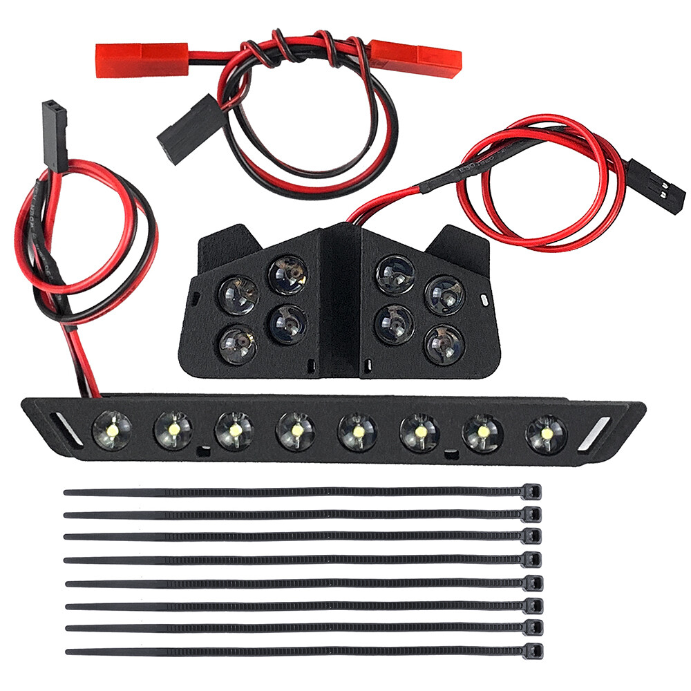 Led Light Kit Front Rear Bumper Lights Lamp for Traxxas Maxx Slash 4X4 RC Car