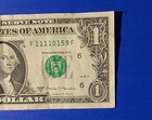 fancy serial number 2017A One Dollar Note with FIVE OF A KIND 11111,S — photo 1