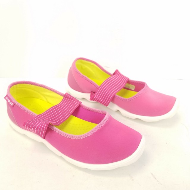 mary jane crocs pink