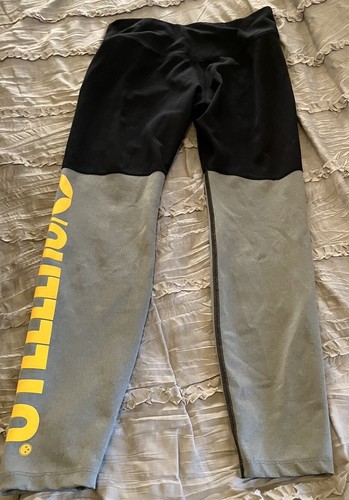 PITTSBURGH STEELERS Football NIKE Pants Women's LARGE Tights NFL New FREE SHIP - Picture 2 of 4