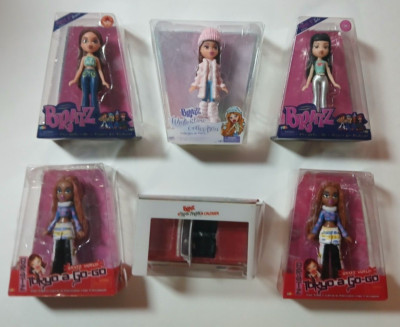 Mini Bratz Lot Of 6 Winter/Tokyo a Go Go Plus Cruiser Collectible Figures
