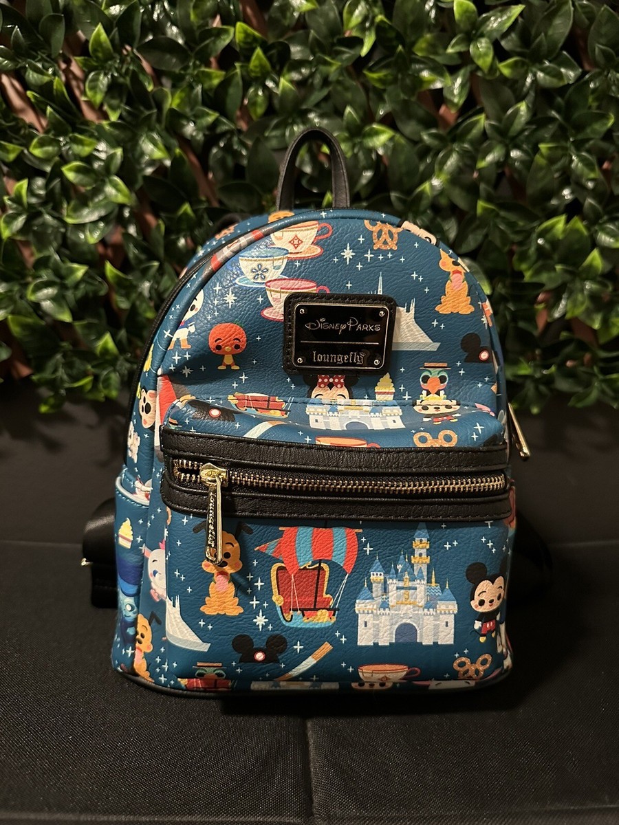 Loungefly Disney Parks Chibi Icons Characters Attractions Mini