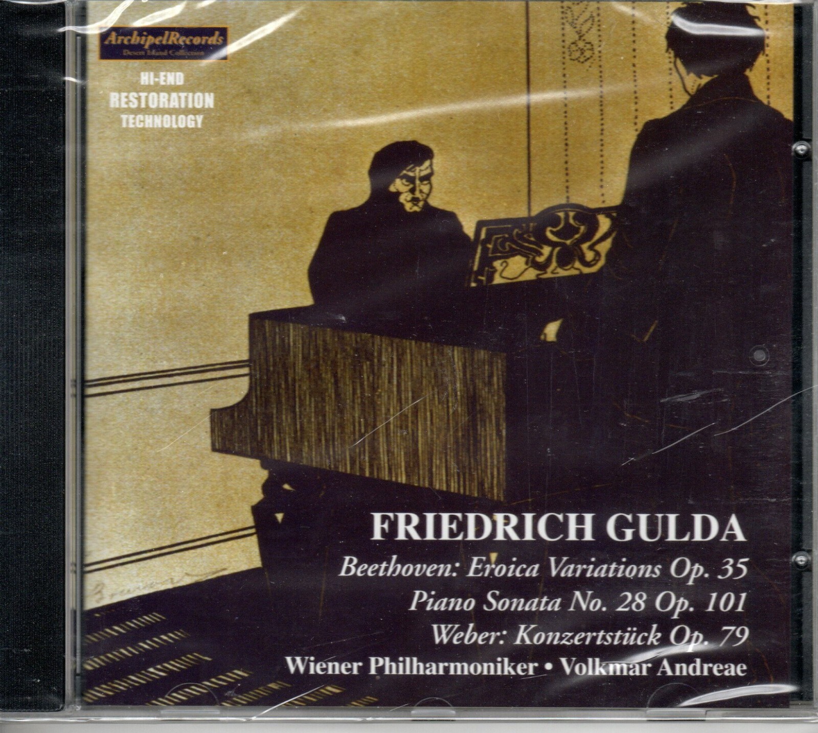 BEETHOVEN - EROICA VARIATIONS - SONATA NO 28 - GULDA - WIENETR - ANDREAE - 1955