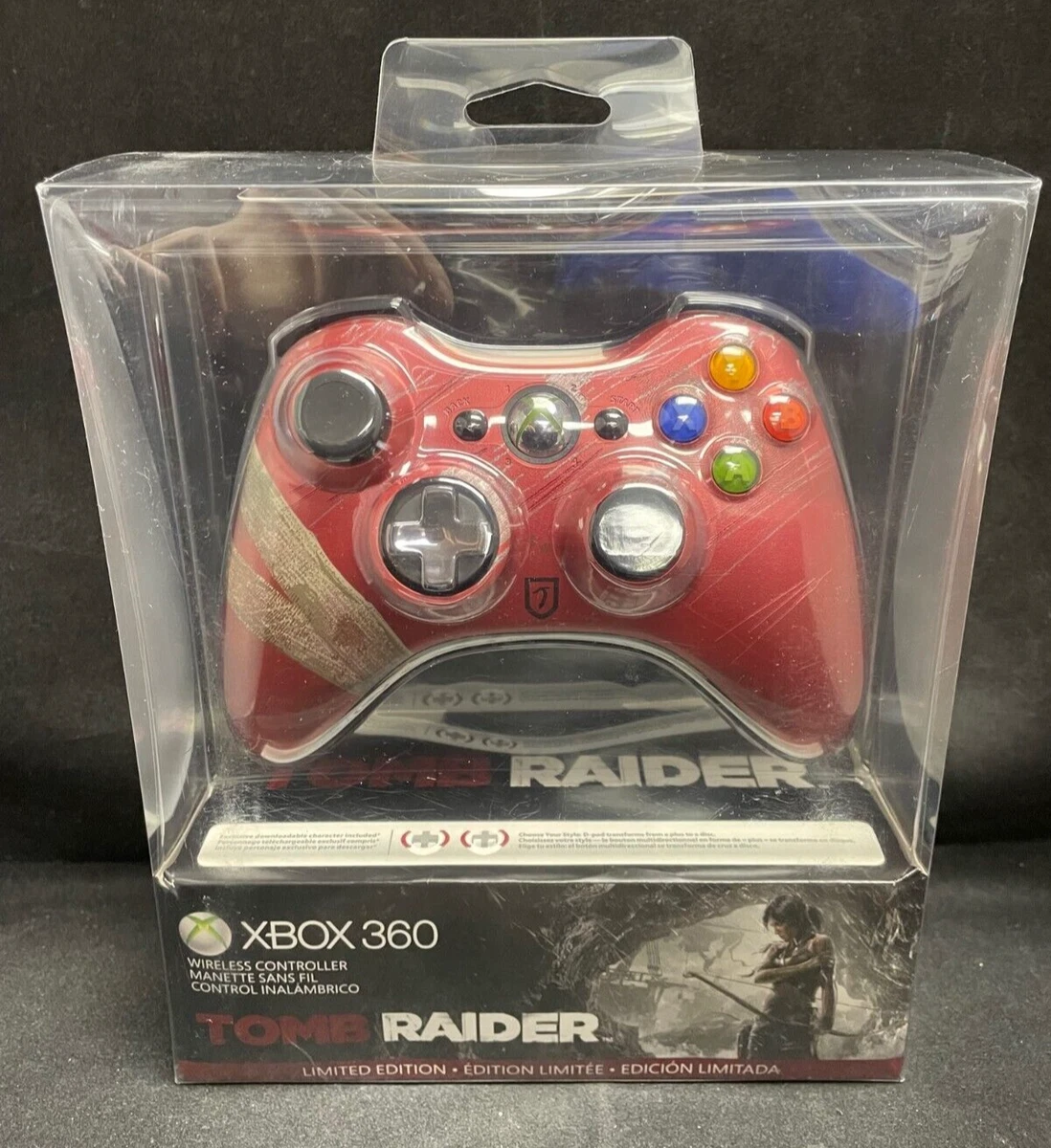 Tomb Raider Limited Edition Controller Xbox 360 NEW 885370527995
