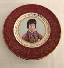 LESTER PIGGOTT Royal Worcester china plate 