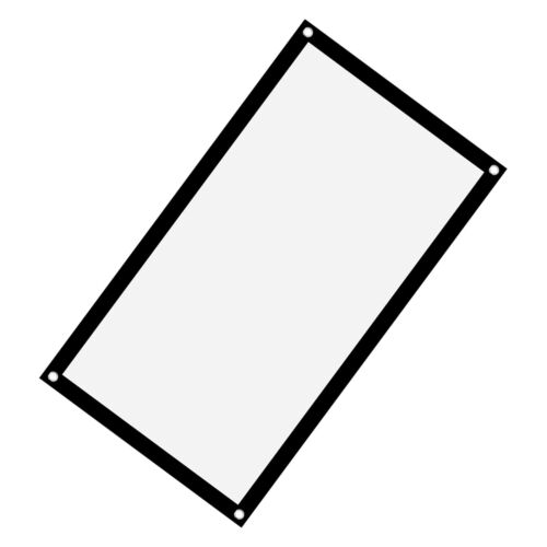 (40 Inches) Projection Screen Foldable 16:9 Thicken Projector Screen Fit - Picture 2 of 20