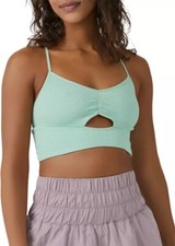 FP Movement by Free People Neu mit Etikett gerippter Sport-BH Bralette-Top mit niedrigem Halt Gr. M/L