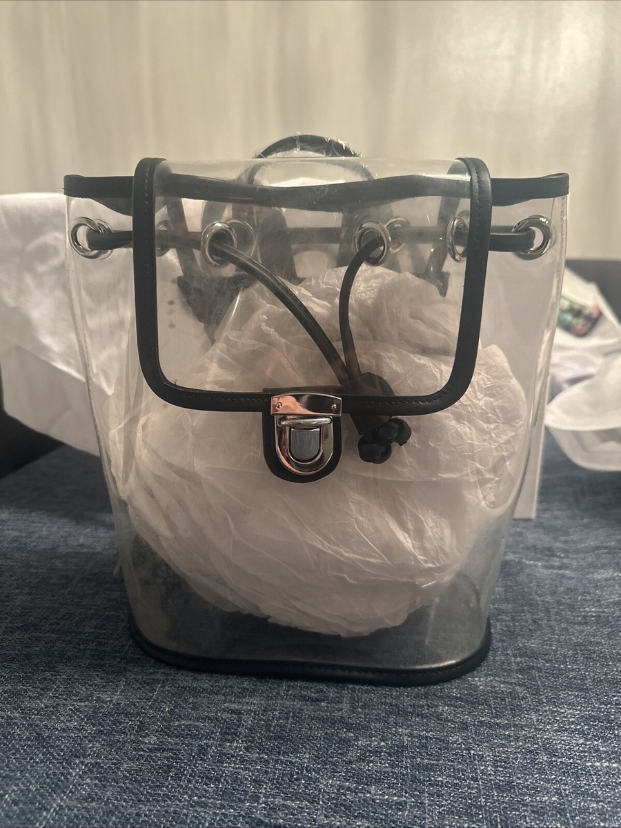 L’Academie Kelly drawstring clear backpack L main image 4