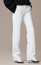 398 NEW Diane von Furstenberg DVF Pleat Front Pants Ivory 6