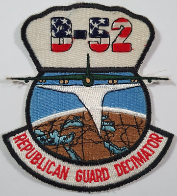 USAF B-52 STRATOFORTRESS Republican Guard Decimator Cloth Patch Desert Storm 91