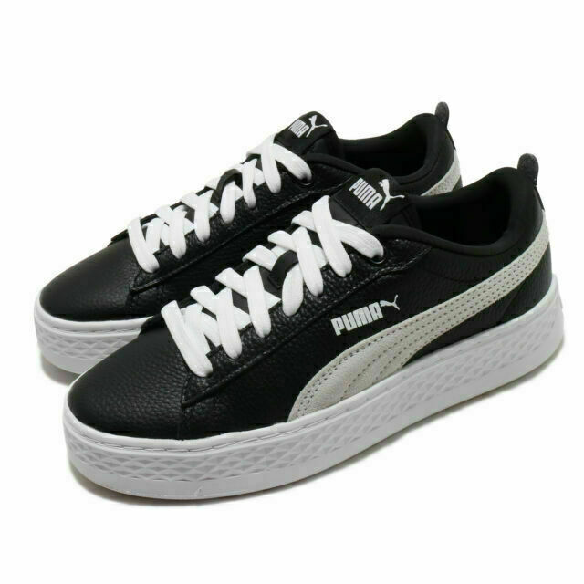 puma smash platform black