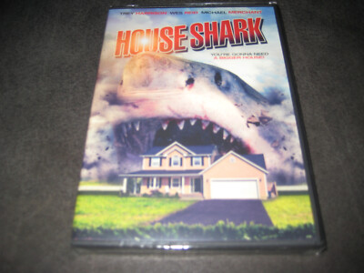 HOUSE SHARK (2020 DVD) BRAND NEW !- NOT RATED - FULL SCREEN - HORROR - COMEDY
