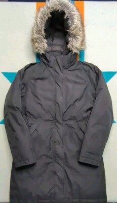 The North Face Gotham Hooded Down Jacket Parka Insulated Puffer Fur Womens Small