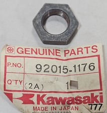 1 NOS Genuine Kawasaki KXF250 Tecate KX125 KDX200 Stock 16mm Nut OEM 92015-1176