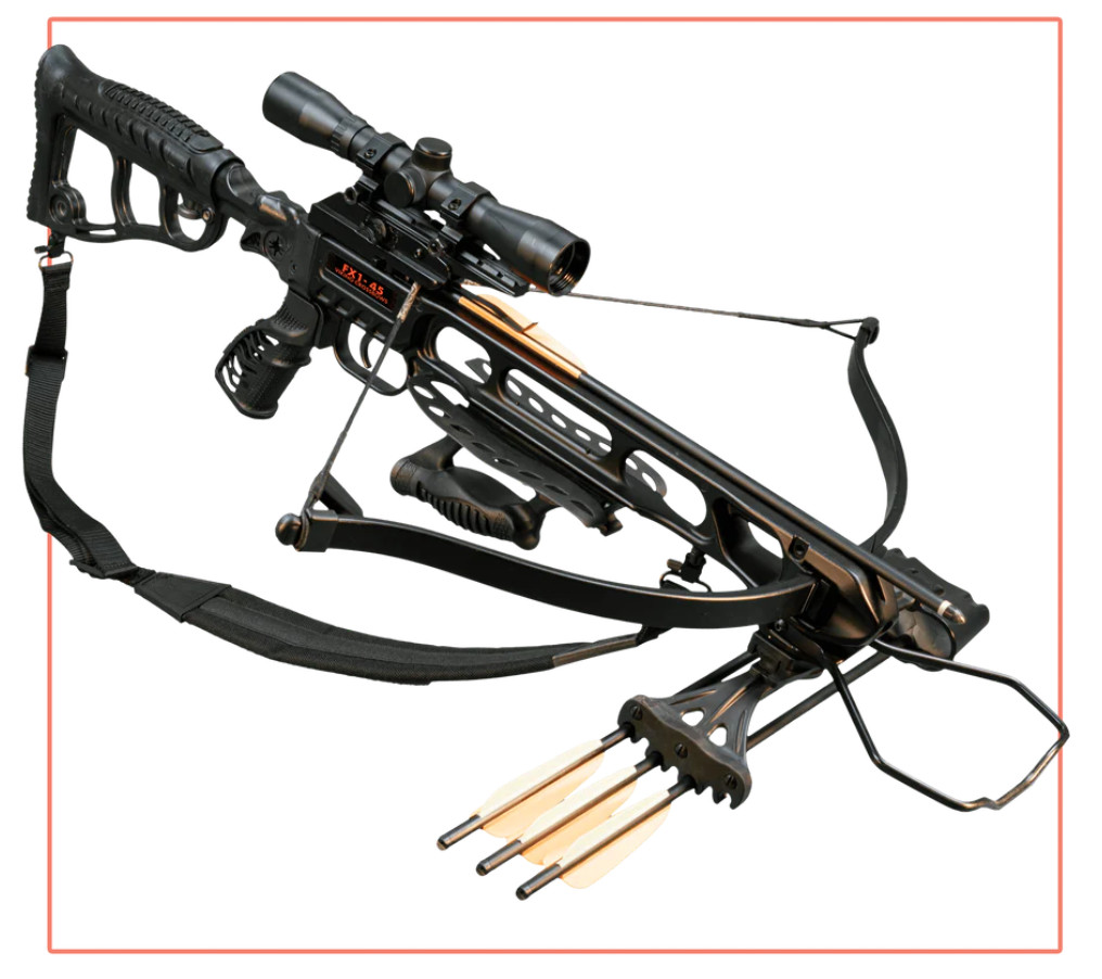 Recurve Crossbow FX1-45 Grip, Blackout Edition, 175 draw, 250 FPS