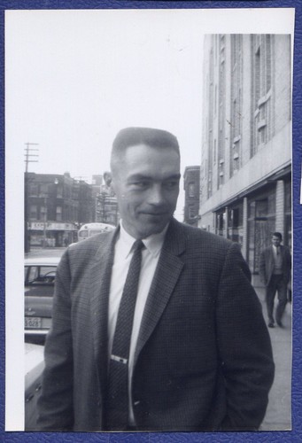 PG042 1960's NHL George Armstrong B&W Photo - Foto 1 di 2