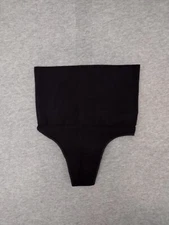 SKIMS Women’s Seamless Sculpt Mid Waist Thong Color Onyx Size S/M SH-THG-0108