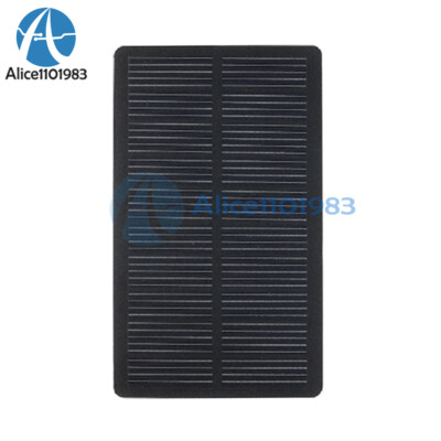 1W 5V 200mA Single Crystal PET Laminated Solar Panel Power Generation