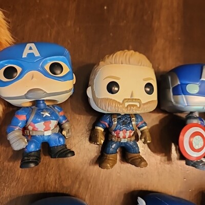 LOT Marvel Captain America FUNKO POP Figure Set Avengers Civil War
