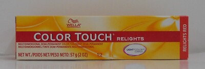 WELLA COLOR TOUCH RELIGHTS Professional Demi-Permanent Hair Color ~ 2 fl. oz.!!