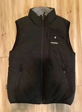 TideWe Heated Puffer Vest Women’s Medium Black Full Zip Battery Not Included