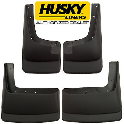 HUSKY Mud Guards Flaps for 99-07 FORD F350 Dually NO FENDER FLARES Front n Rear 